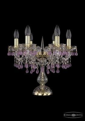 Настольная лампа  Bohemia Ivele Crystal  арт. 1410L/6/141-39/G/V7010