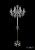 Торшер  Bohemia Ivele Crystal  арт. 1409T2/8+4/195-165/G