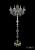Торшер  Bohemia Ivele Crystal  арт. 1409T1/8/195-160/G